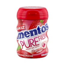 MENTOS PURE FRESH ÇİLEK AROMALI DRAJE SAKIZ 30 G. * 12 ADETLİ
