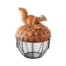 Suntek Yumurta Sepeti Mutfak Malzemeleri Atıştırmalık Kiler 20x28cm Kahverengi