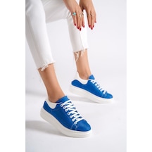 Mubiano Mbmkq200-mb Kadın Kalın Taban Mavi/beyaz Sneaker & Spor Ayakkabı Mavi/beyaz