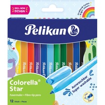 Pelikan Keçeli Kalem Colorella 12 Renk Keçeli Boya Kalemi