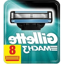 Wenlin Gillette Mach3 Yedek Tıraş Bıçağı 8'li, Oynar Başlık, Daha Keyifli Tıraş