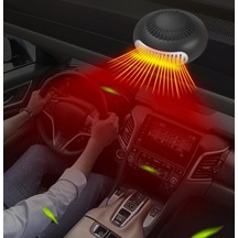 Dancemonkey Lichen Araba Isıtıcısı, Araba Camı Buğu Çözücü Ve Buz Çözücü Jd Siyah