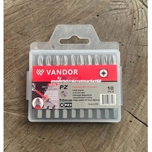 Vnd Pz3 Sunta Vida Sıkma Ucu Pz3 Bits Uç 50mm Cobalt Çelik Uç 10pcs Germany Matkap Ucu