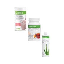 Shake 1 Adet Ahududulu 1 Adet Şefatli Çay 50 Gr Ve 1 Adet Herbal Aloe Içecek