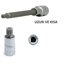 Rico 1/2 M12 Lokmalı M Diş Yıldız Lokma Bits Torx Uzun Ve Kısa