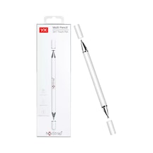 Dokunmatik Tablet Kalemi 2in1 Apple Uyumlu iPad  Huawei Honor Samsung Lenovo Xiaomi Casper Tcl Hometech İle