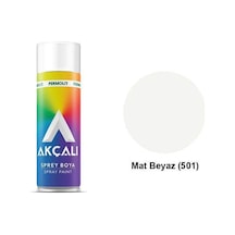 Akçalı Düz Renk Sprey Boya Mat Beyaz 400 Ml BEYAZ