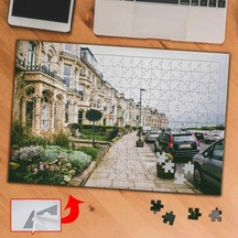 Şehrin Bulutlu Sokağı 240 Parça Puzzle Yapboz Tablo-431980