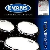 Evans Etpg1clr-r 10+12+16 G1 Tom Clear Rock Kit Deri Seti