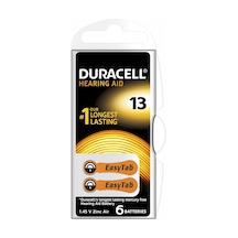 DURACELL 13 KULAKLIK PİLİ 6 LI KART