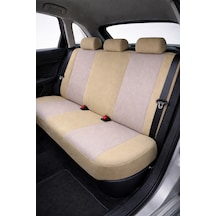 Dodge Se Nitro Jeep 2008 2+1 Ticari Aracınıza Uyum Sağlayan Oto Koltuk Kılıfı -bej Ticari