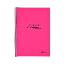 A4 80 Yp. Çizgili Pp Kapak Spiralli Free Defter 103 Ivory