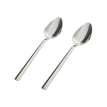 New Premıum Steel 2'li Tatlı Kaşığı Çok Renkli
