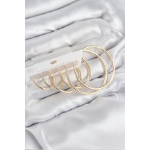 Pirinç Halka Model Gold Renk Kadın Set Küpe - Tj-bkp11041 Altın Pirinç Halka Model Gold Renk Kadın Set Küpe - Tj-bkp11041 Altın