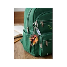 Owl Bag Genshin Impact Serisi Mavuika Karakteri Desenli Acrylic Anahtarlık Çanta Süsü Mıx