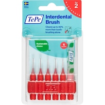 Tepe Blister 0.5 Mm - Kırmızı Diş Arayüz Fırçası 1 X 6 Adet