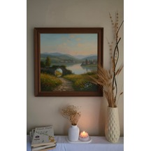 Minimalist Çizgili Vazo, Lotus Mum Ve Sunum Tepsili Beton Dekorasyon Seti 001 - Beyaz
