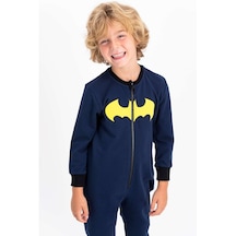 Batman Lisanslı Erkek Lacivert Çocuk %100 Pamuk Tulum