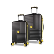 My Valice Puzzle Abs Kabin Ve Orta Boy Siyah 2'li Valiz Seti Siyah