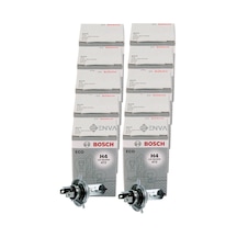 Bosch  H4 H-4 Eco Ampul Ön Far Ampulü Takım Seti 10 Adet 12V