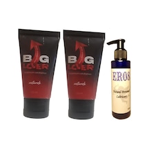 Big Lover Erkeklere Özel 50 Ml Jel 50 Ml Maximum Strength Hardening Gel For Men 2 Adet + Eros Natura