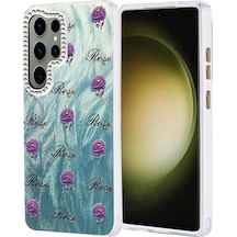 Muratech Newface Samsung Uyumlu Galaxy S25 Ultra Kılıf Blade Aynalı Desenli Kapak - Desen 9