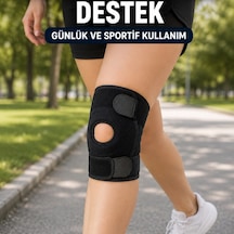 Ayarlanabilir Patella Dizlik Esnek Cırtlı Diz Kapağı Destekleyici Kısa Dizlik