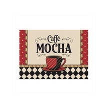 Caffe Mocha Posteri Art Mdf Tablo