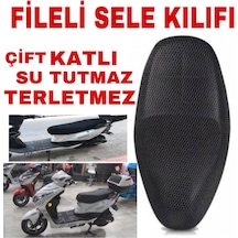 Arora Kaplan Elektrikli Bisiklet Sele Koltuk Kılıf Çift Kat File