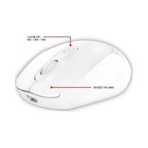 Store Bluetooth Şarj Edilebilir Kablosuz Ve Çift Mod Sessiz Mouse 800-1200-1400 Dpı