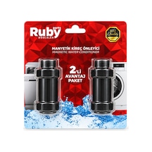 Ruby Parts Manyetik Kireç Önleyici Çamaşır Ve Bulaşık Makinesi İçin 2'li   Paket Siyah