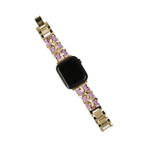 Uryport Watch 22mm Kr405 Metal Bakla Kordon - Lila Diğer