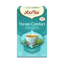 Throat Comfort Çayı 17 Poşet Kafeinsiz Organik Bitki Çayı Meyan Kökü & Rezene