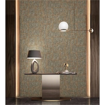 Octagon 1202-5 Koyu Kahve Geometrik Desen Duvar Kağıdı