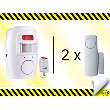Lorex Robotix Alarm Tek Kumandalı + 2adet 4444c Pencere Alar