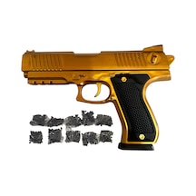 Boncuk Atan Tabanca Gold + 10 Paket Boncuk Gold