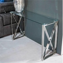 Fosca Paslanmaz Metal Dresuar&konsol Gümüş