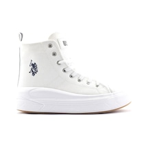 U.S. Polo Assn. 22K Clementıne Beyaz Bayan Ayakkabı Bayan Spor Beyaz