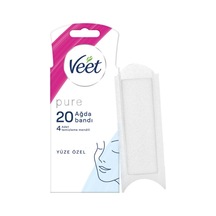 3 Adet Veet Pure Yüze Özel Hipoalerjenik Ağda Bandı 20li