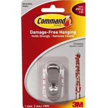 Command 17062-bn Küçük Boy Metal Askı 450 G Taşır Renkli