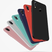 Huawei P20 Lite Kilif Premier Mat Silikon Kilif Slim Fit + Cam 262857585 - Seçenek / Renk-Ekran Koruma-Siyah-Temperli Cam