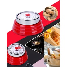 Mekanik Klasik Mutfak Zilli Zamanlayıcı Timer Kırmızı - 841062673