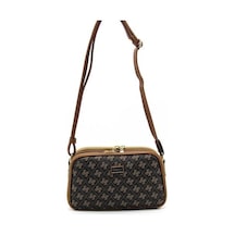 Silver&polo 899 Kadın Çapraz Çanta Kahve Sarı / Taba Lila