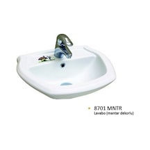 Serel Mantar Dekor Çocuk Lavabo 40x50 Cm - 8701tds110hmntr Diğer
