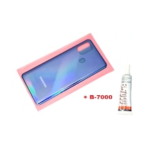 Samsung Galaxy Uyumlu A21s A217 Arka Pil Batarya Kapağı B-7000 Mavi
