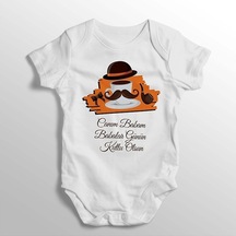 İmaj Tuğbababy Canım Babam Babalar Günün Kutlu Olsun Baskılı Bebek Zıbını (520689021) Beyaz