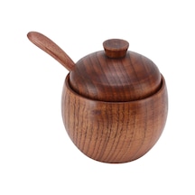 Baharat Kavanozu Tuzluk Şeker Kutusu Baharat Kabı Kaşık Kapaklı Mutfak Saklama -