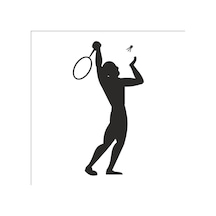 Tenisci Folyo Sticker 160cm Uzunluk Siyah