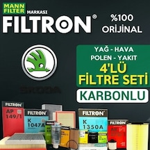 Skoda Rapid 1.6 Tdi Dizel Mann Filtron Filtre Bakım Set 2013-2015 (495330290)