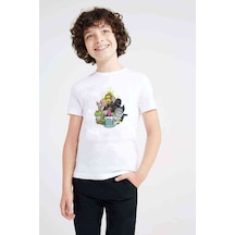 Tshirthane Fortnite Anniversary Baskılı Unisex Çocuk Beyaz T-Shirt